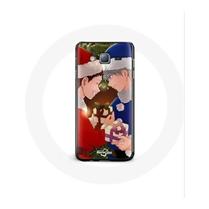 Maniacase Coque pour Samsung Galaxy J3 Hunter x Hunter Gon Freecss et Killua Zoldyck Christmas Day Anime Manga pas cher