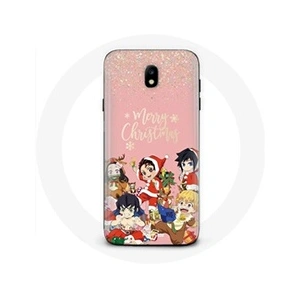 Maniacase Coque pour Samsung Galaxy J3 2017 Demon slayer merry christmas affiche Anime Manga pas cher
