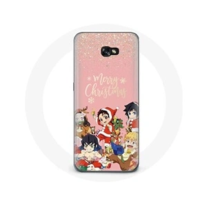 Maniacase Coque pour Samsung Galaxy A3 2017 Demon slayer merry christmas affiche Anime Manga pas cher