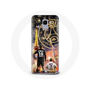 MANIACASE Coque pour Samsung Galaxy A6 2018 PSG Neymar et Mbappé Joyeux noël pas cher