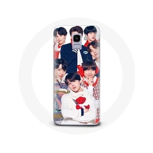 Maniacase Coque pour Samsung Galaxy A6 2018 BTS Affiche Memebers Cadeau de Noël 2023 pas cher