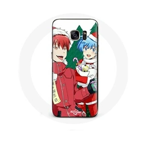 Maniacase Coque pour Samsung Galaxy S7 Edge Karma et Nagisa Assassination Classroom Anime Christmas day pas cher