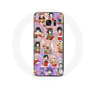 Maniacase Coque pour Samsung Galaxy S6 Edge Demon slayer merry christmas affiche le cadeau de noël pas cher