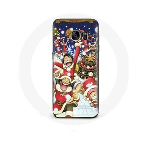 Comparateur de prix : Maniacase Coque pour Samsung Galaxy S6 Edge One Piece Christmas Day Anime Manga
