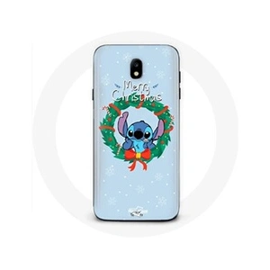 Maniacase Coque pour Samsung Galaxy J5 2017 Stitch neige joyeux Noël bleu pas cher
