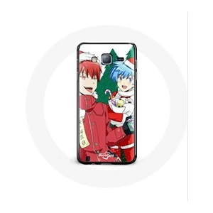 Maniacase Coque pour Samsung Galaxy J3 2016 Karma et Nagisa Assassination Classroom Anime Christmas day pas cher