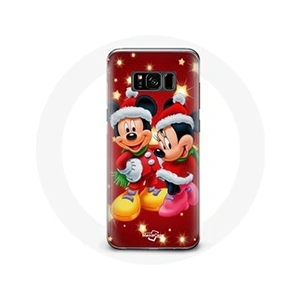 Comparateur de prix : MANIACASE Coque pour Samsung Galaxy S8 Plus Mickey Mouse et Minnie Mouse le jour de Noël