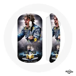 Souris Sans Fil Formule 1 Jaune Fernando alonso (Maniacase) pas cher