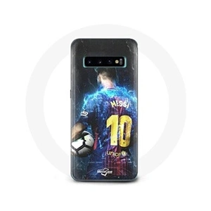 Maniacase Coque pour Samsung Galaxy S10 Lionel Messi Club de football de Barcelone FCB pas cher