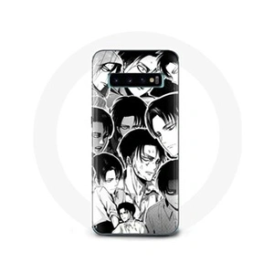 Maniacase Coque pour Samsung Galaxy S10 Plus Attaque des Titans Manga Levi Ackerman pas cher