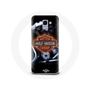 Maniacase Coque pour Samsung Galaxy A6 2018 Harley Davidson Compagnie automobile logo pas cher