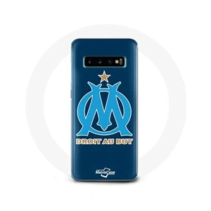 Maniacase Coque pour Samsung Galaxy S10 Olympique de marseille OM logo bleu pas cher