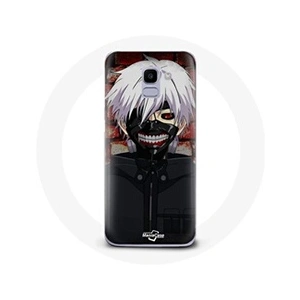 Maniacase Coque pour Samsung Galaxy J6 2018 Tokyo Ghoul Kaneki Ken Masque Japonais Anime pas cher