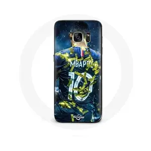 Maniacase Coque pour Samsung Galaxy S7 Edge Mbappé Foot pas cher