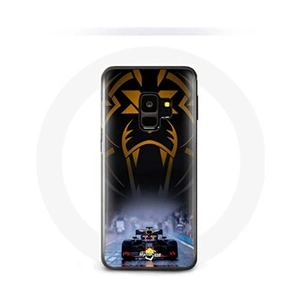 Maniacase Coque pour Samsung Galaxy S9 Formule 1 Sebastian Vettel Pilote automobile F1 Noir pas cher