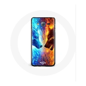 Comparateur de prix : Coque pour Samsung Galaxy j3 2016 Loup de Glace et de feu