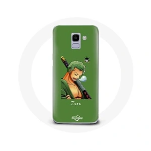 Maniacase Coque pour Samsung Galaxy A8 2018 One piece Manga Zoro epée pas cher