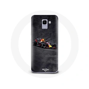 Maniacase Coque pour Samsung Galaxy A6 2018 Formule 1 Max Verstappen F1 noir rouge et jaune pas cher
