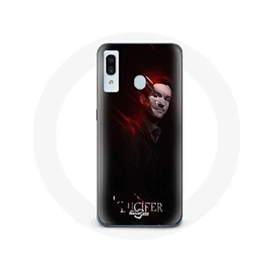 Maniacase Coque pour Samsung Galaxy A20 Lucifer Série fond noir pas cher