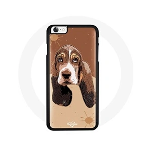 Maniacase Coque pour Iphone 4/4S Chien Basset pas cher