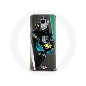 Maniacase Coque pour Samsung Galaxy A8 2018 Valentino Rossi Pilote de motoGP 46 pas cher