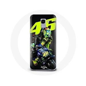 Maniacase Coque pour Samsung Galaxy A8 2018 Valentino Rossi motoGP 46 Pilote de vitesse pas cher