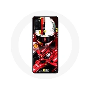 Maniacase Coque pour Samsung Galaxy S20 Formule 1 Sebastian Vettel F1 Rouge pas cher