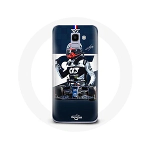 Maniacase Coque pour Samsung Galaxy A8 2018 Formule 1 Max Verstappen Pilote automobile F1 Bleu pas cher