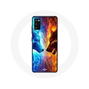 Maniacase Coque pour samsung galaxy S20 Loup de Glace et de feu pas cher