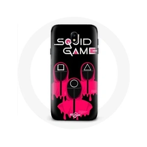 Maniacase Coque pour Samsung Galaxy j7 2017 Squid Game Masques carré Triangle et Cercle pas cher