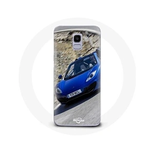 Coque maniacase pour Samsung Galaxy A8 2018 Formule 1 McLaren Voiture Bleu pas cher