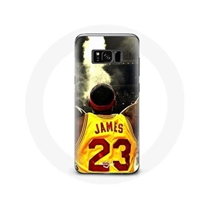 Maniacase Coque pour Samsung Galaxy S8 plus Lebron James Joueur de Basketball pas cher