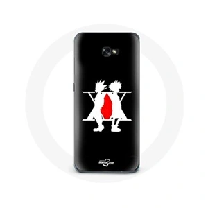 Maniacase Coque pour Samsung Galaxy A3 2016 Hunter x Hunter Manga Logo Fond Noir pas cher