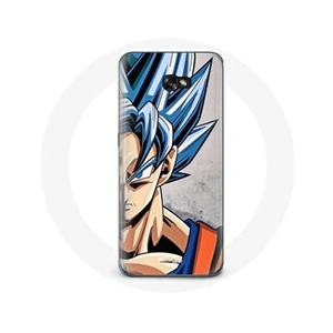 MANIACASE Coque pour samsung galaxy A5 2017 Anime Dragon Ball Goku Cheveux bleu pas cher