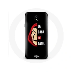 Maniacase Coque pour Samsung Galaxy j7 2017 La casa de papel Logo et Masque pas cher