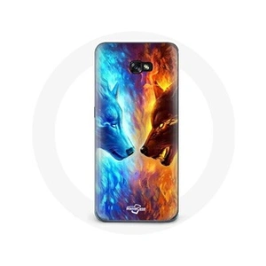 Maniacase Coque pour Samsung Galaxy A3 2017 Loup de Glace et de feu pas cher
