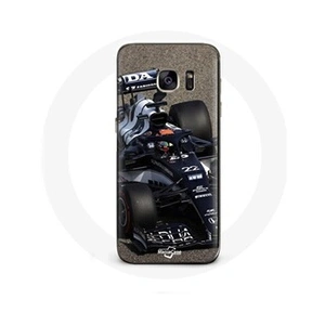 Maniacase Coque pour Samsung Galaxy S6 edge Formule 1 Yuki Tsunoda pilote automobile de F1 Bleu pas cher