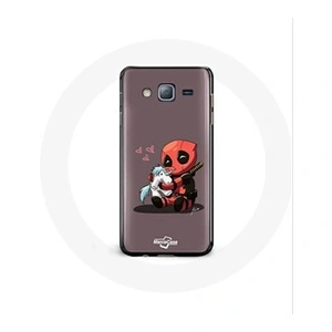 Maniacase Coque pour samsung galaxy J3 DeadPool Unicorn Licorne pas cher