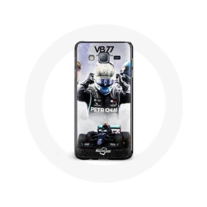 Maniacase Coque pour samsung galaxy J7 2016 Formule 1 Valtteri Bottas pilote de course F1 Noir pas cher