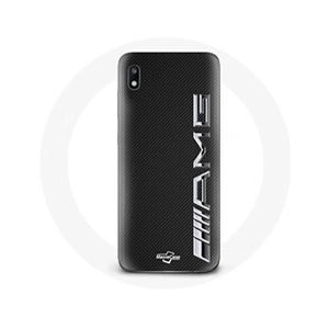 Maniacase Coque pour Samsung Galaxy A10 Amg Logo Carbone Texture pas cher