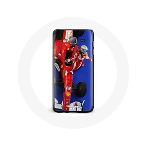 Maniacase Coque pour samsung galaxy J5 2016 Formule 1 Fernando Alonso Pilote automobile F1 Rouge pas cher