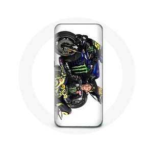 Maniacase Coque pour Samsung Galaxy A8 2016 Valentino Rossi Pilote de vitesse fond blanc pas cher