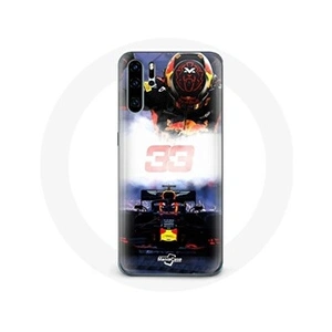 Maniacase Coque pour samsung galaxy P30 pro Formule 1 Max Verstappen Pilote de F1 noir rouge et jaune pas cher
