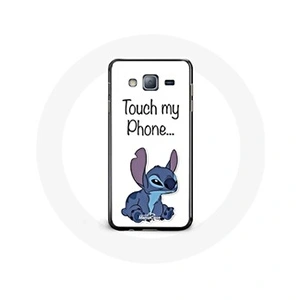 Maniacase Coque pour Samsung Galaxy J7 2016 Stitch Don't touch my phone pas cher