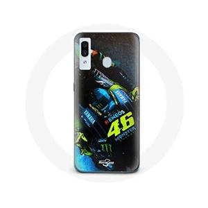 Maniacase Coque - Valentino Rossi - Galaxy A40 - Souple - Noir - Moto GP pas cher