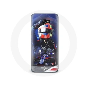Maniacase Coque pour Samsung Galaxy A8 2016 Formule 1 Pierre Gasly Pilote automobile F1 Rouge Bleu pas cher