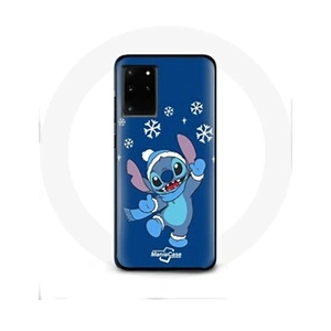 Maniacase Coque pour Samsung Galaxy S11 Plus Stitch neige Noël bleu pas cher