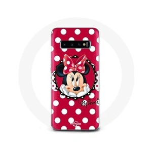 Maniacase Coque pour Samsung Galaxy s10 edge Minnie Mouse Dessin animé Rouge pas cher