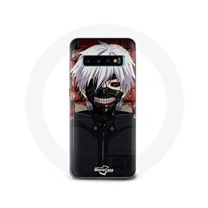 MANIACASE Coque pour Samsung Galaxy S10 Edge Tokyo Ghoul Kaneki Ken Masque Japonais Anime pas cher