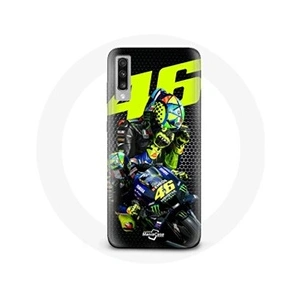 Maniacase Coque pour Samsung Galaxy A50 Valentino Rossi motoGP 46 Pilote de vitesse pas cher